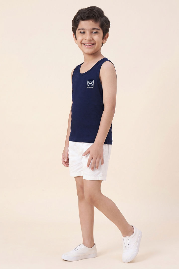 Lee Cooper Boys Printed Vest (Pack of 2) - Multicolor — image 3